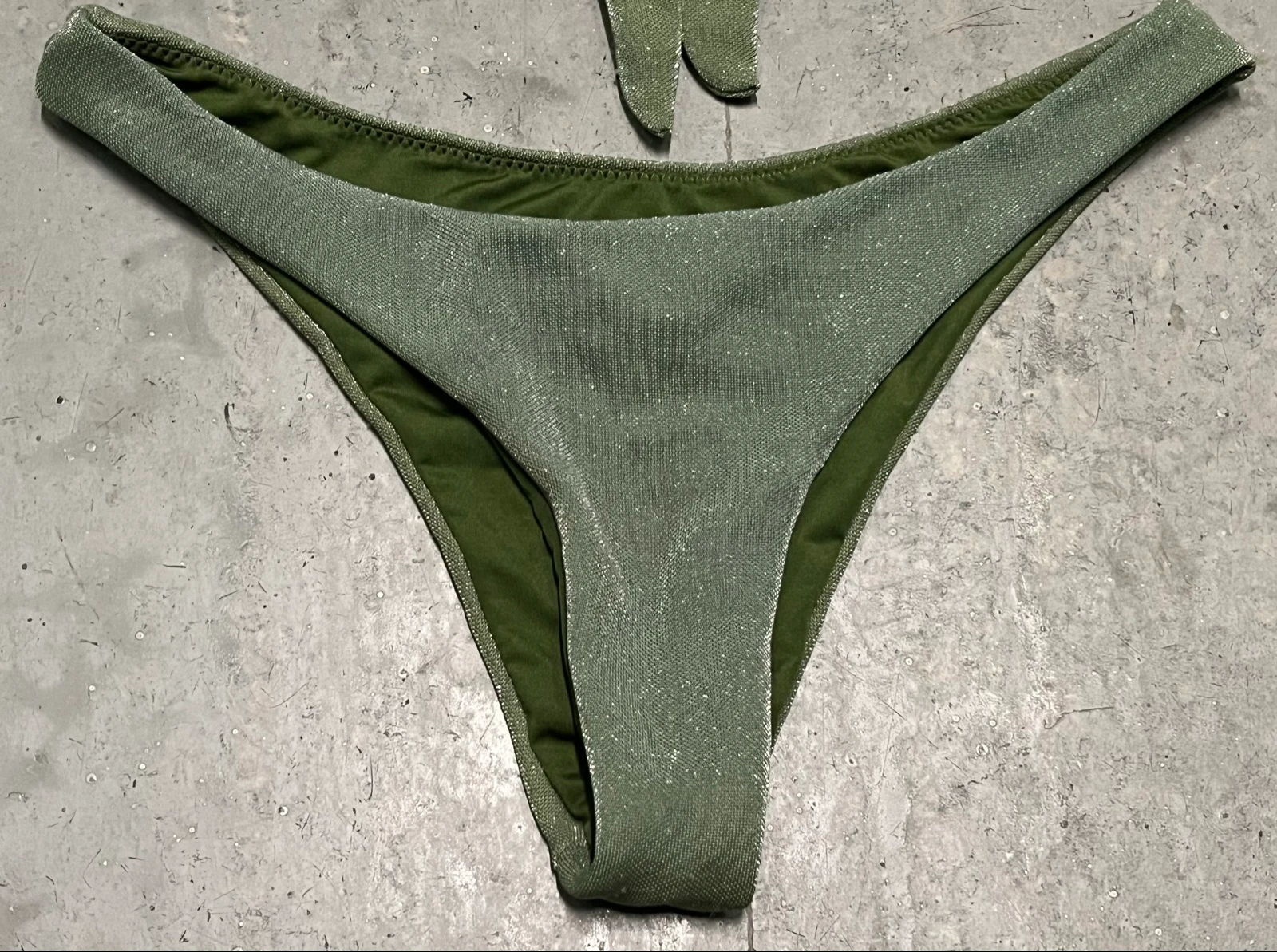 Bikini vert bicolore et brillant – photo 6